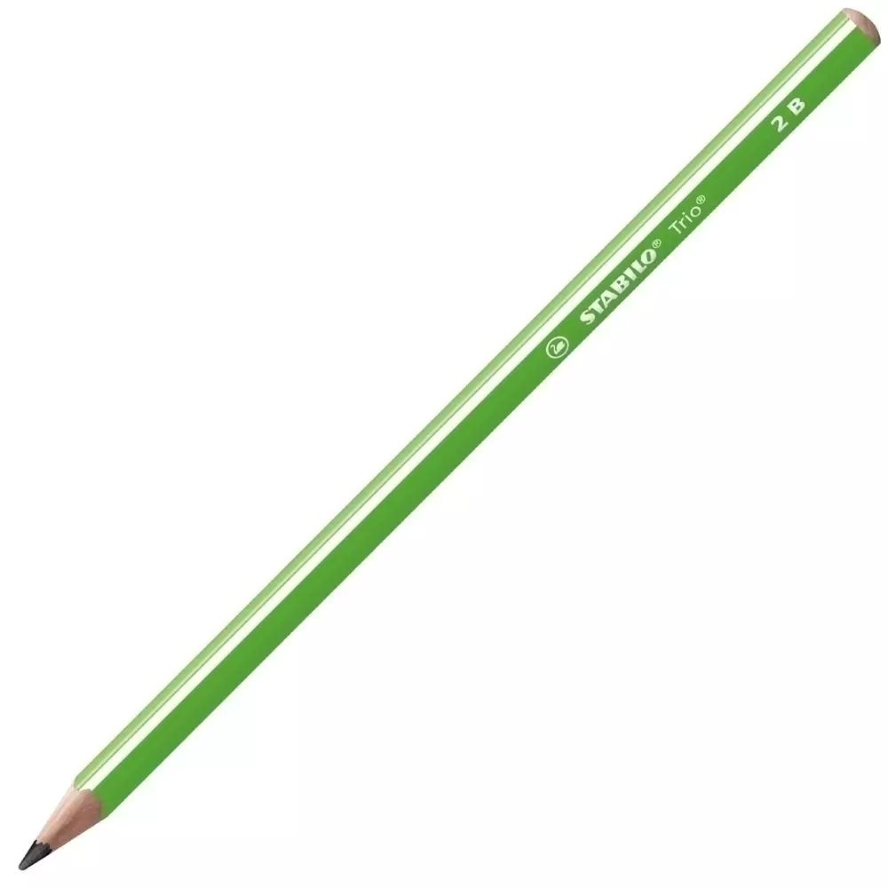 STABILO Trio Bleistift grün 2B