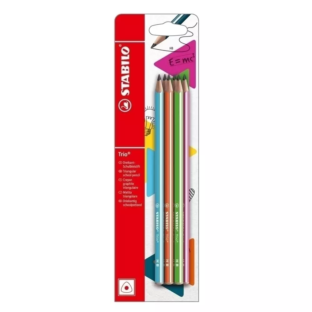 STABILO Trio Bleistift HB 6er BL