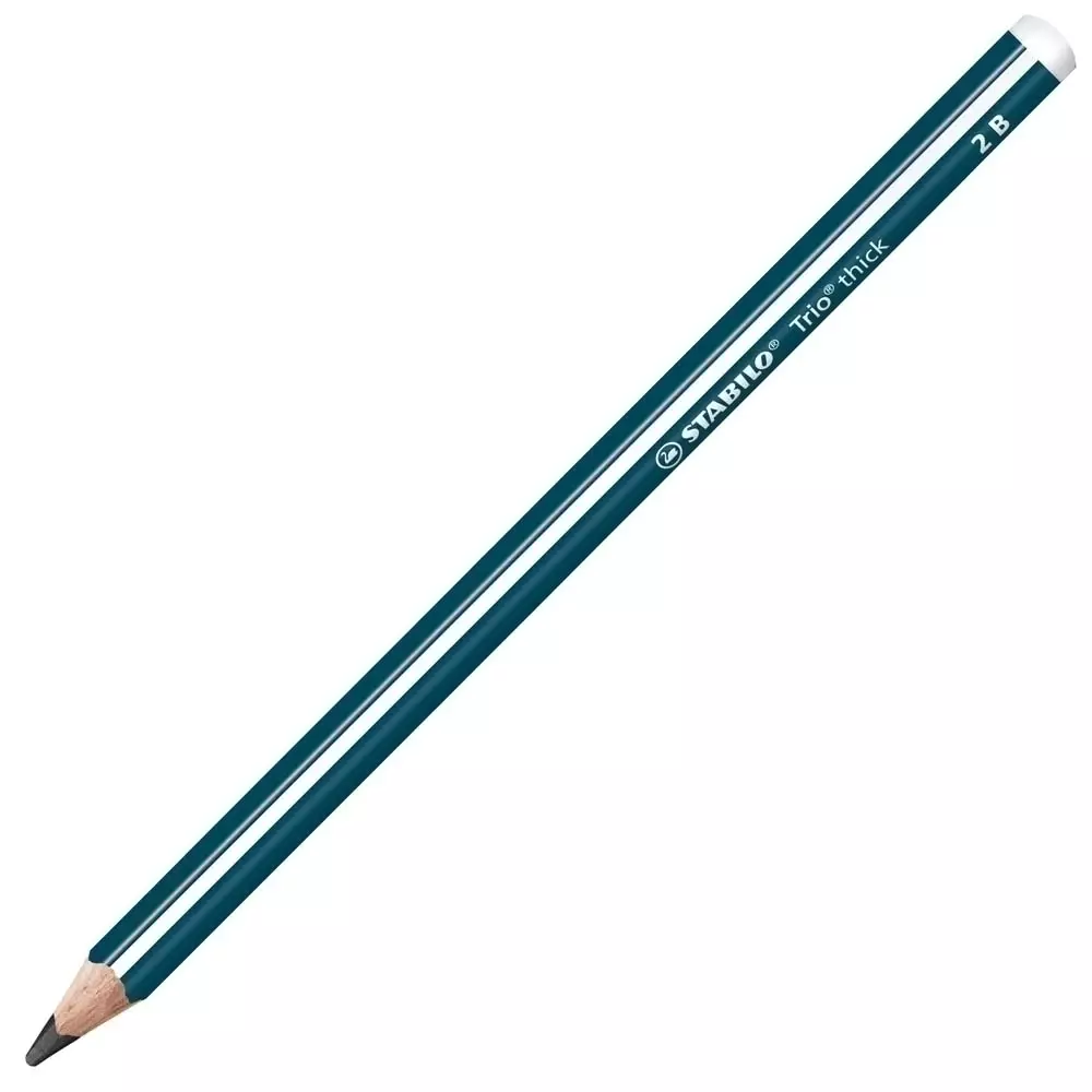 STABILO Trio dick Bleistift petrol 2B