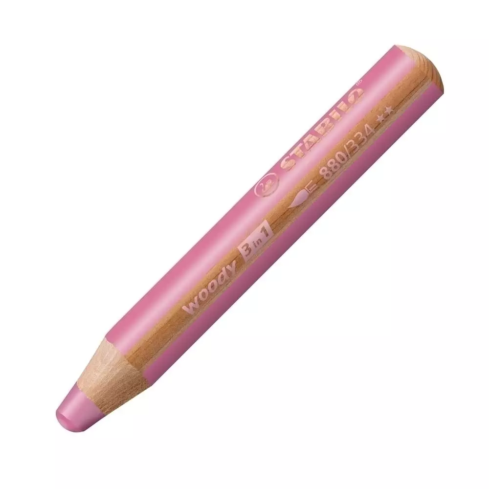 STABILO woody Farbstift purpurrosa wasservermalbar