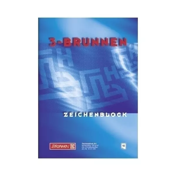 Zeichenblock A3 120g Einsteckecken