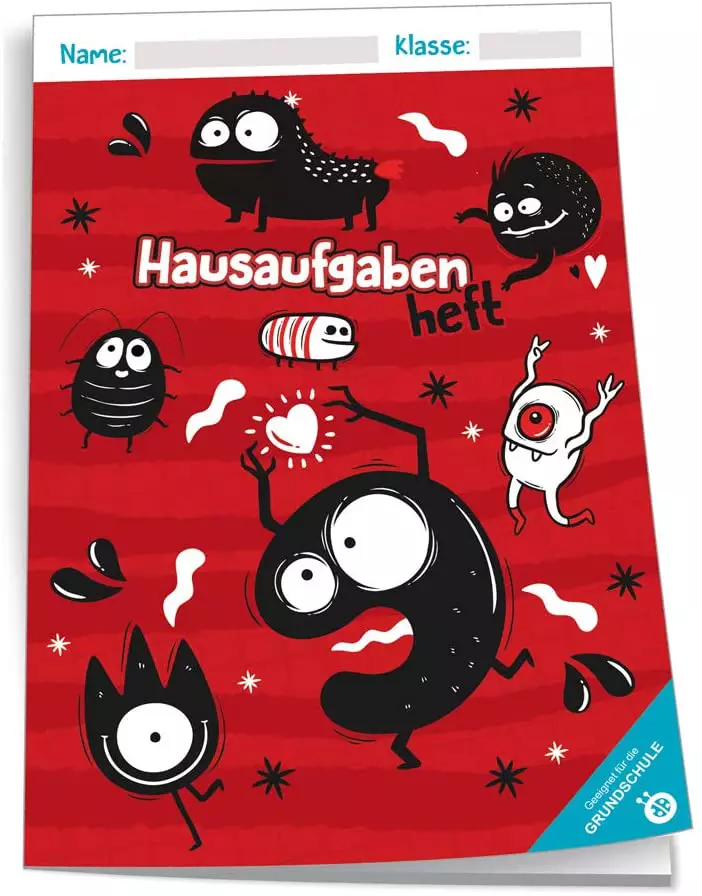 Trötsch Grundschulplaner, Monster, Hausaufgabenheft für die Grundschule