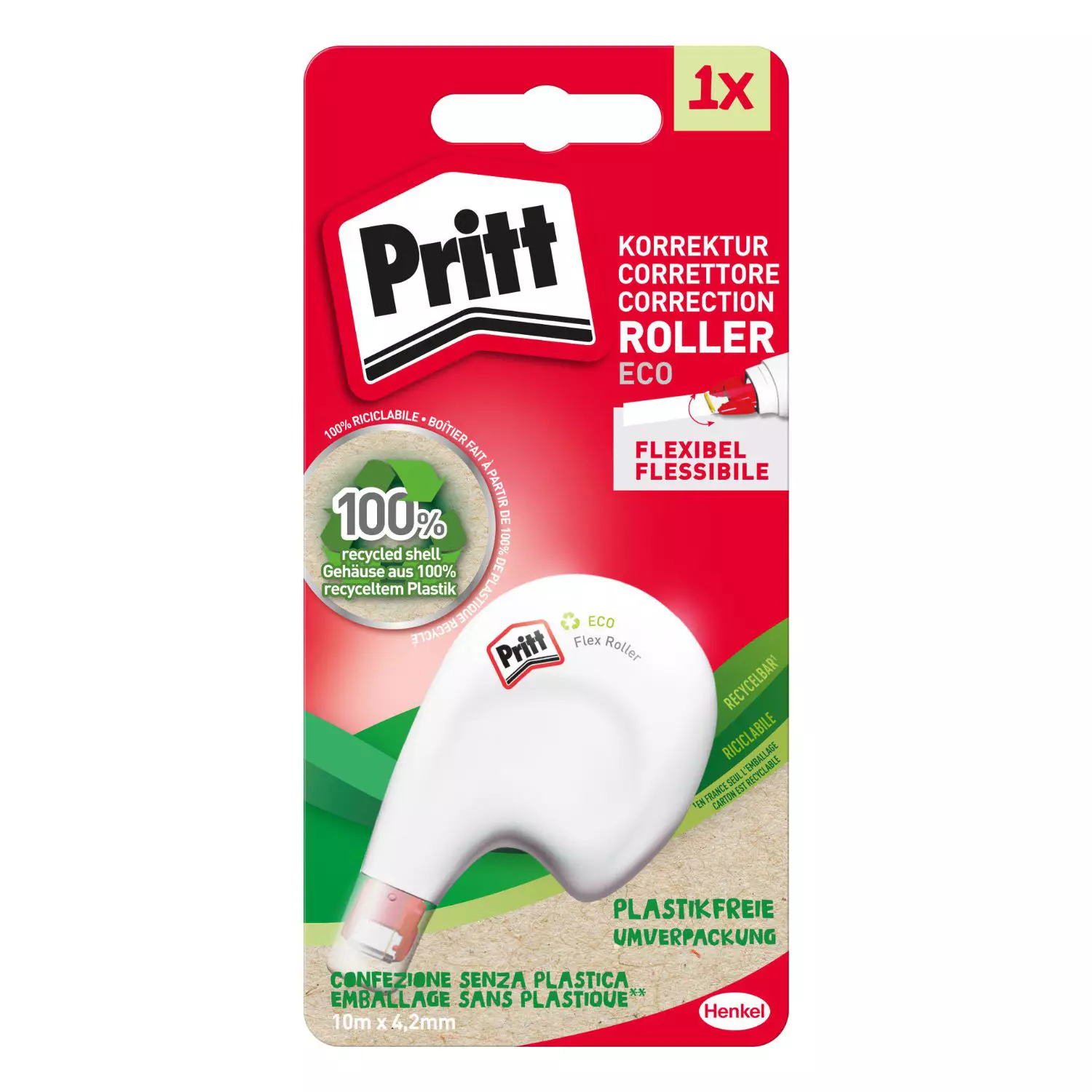 Pritt Korrekturroller Ecoflex 4,2 mm
