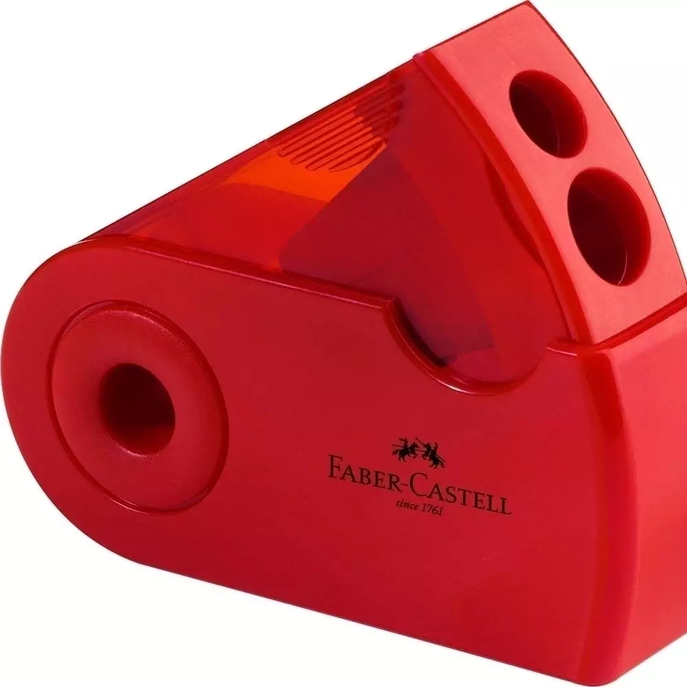 Faber-Castell - Doppelspitzdose SLEEVE - rot
