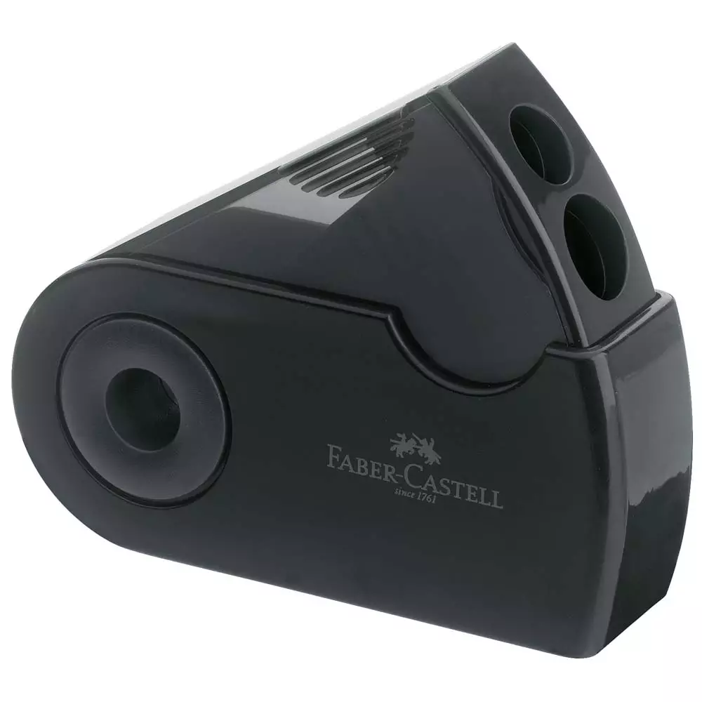 Faber-Castell - Doppelspitzdose SLEEVE - schwarz