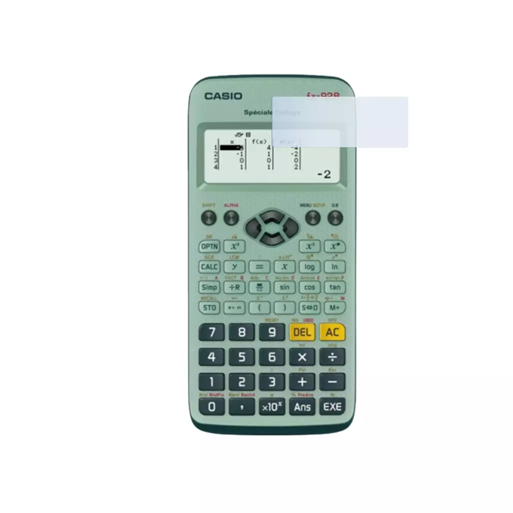 WYNGS Displayschutzfolie zum Casio Fx 92B Spéciale Collège