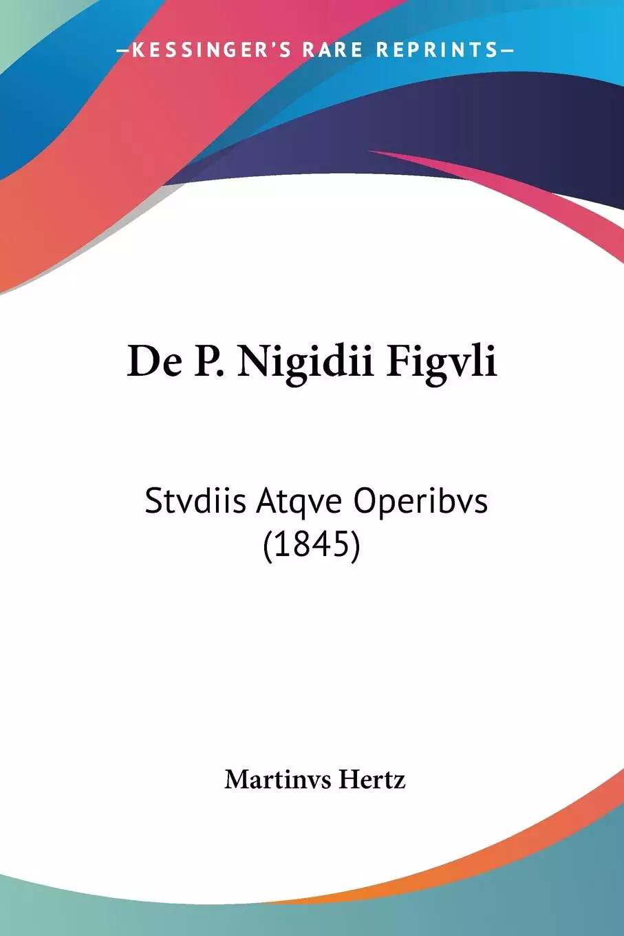 De P. Nigidii Figvli