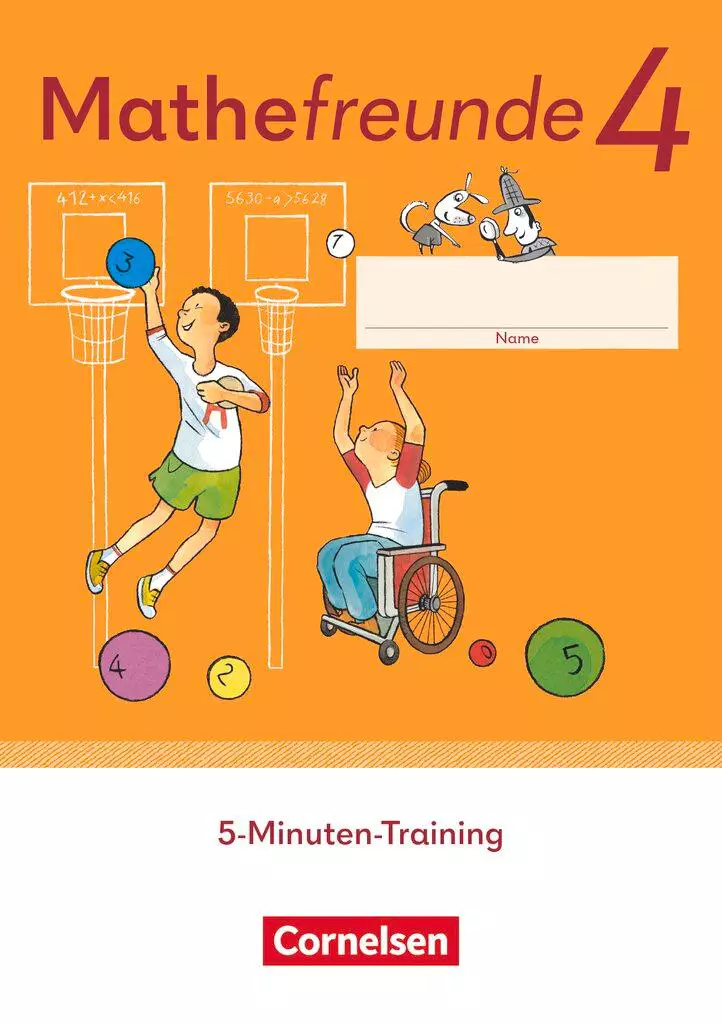 Mathefreunde 4. Schuljahr - Zu Allgemeine Ausgabe 2022 und Sachsen 2022 - 5-Minuten-Training - Arbeitsheft