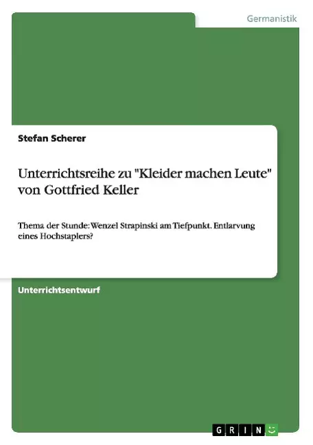 Unterrichtsreihe zu 
