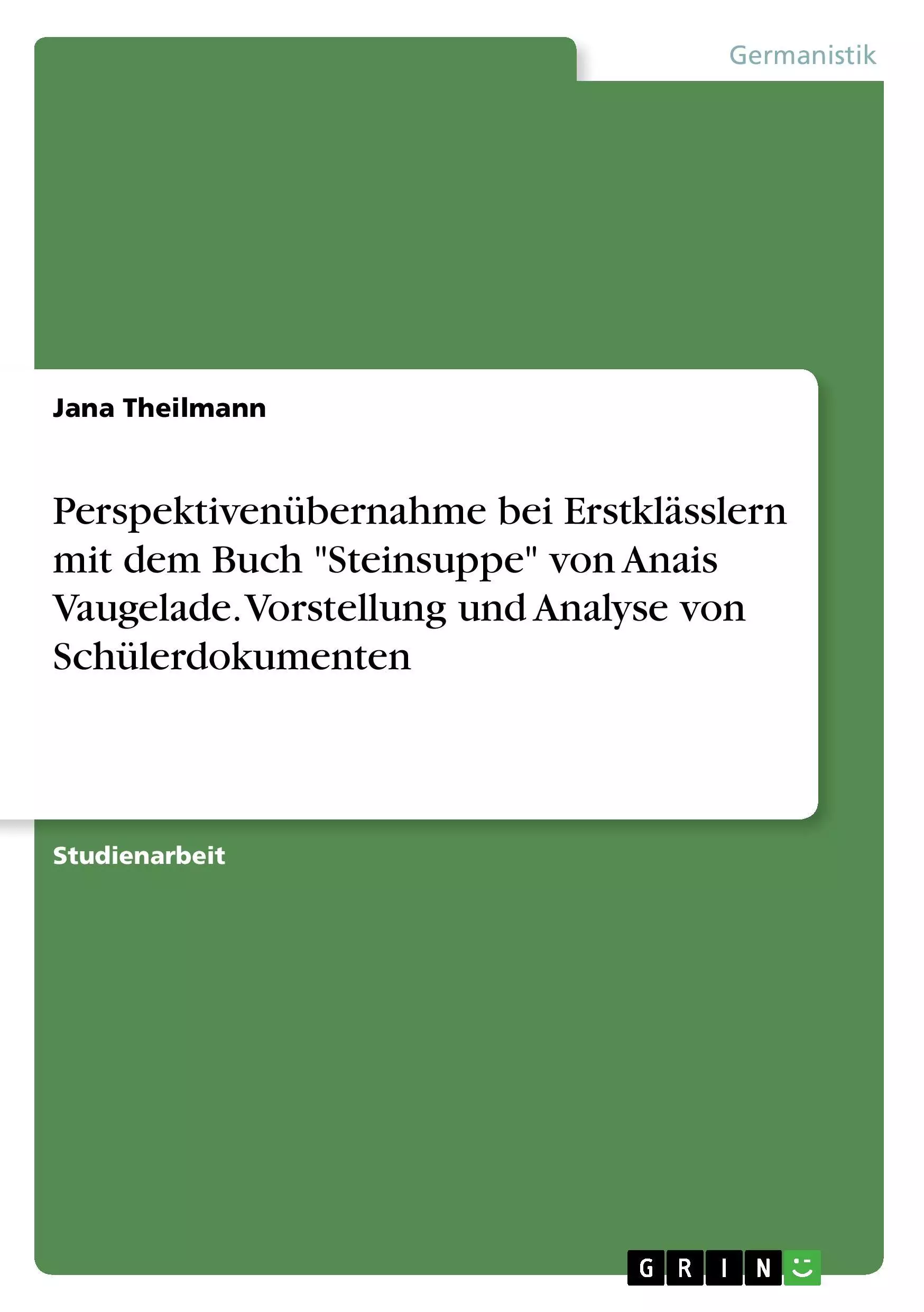 Perspektivenübernahme bei Erstklässlern mit dem Buch 