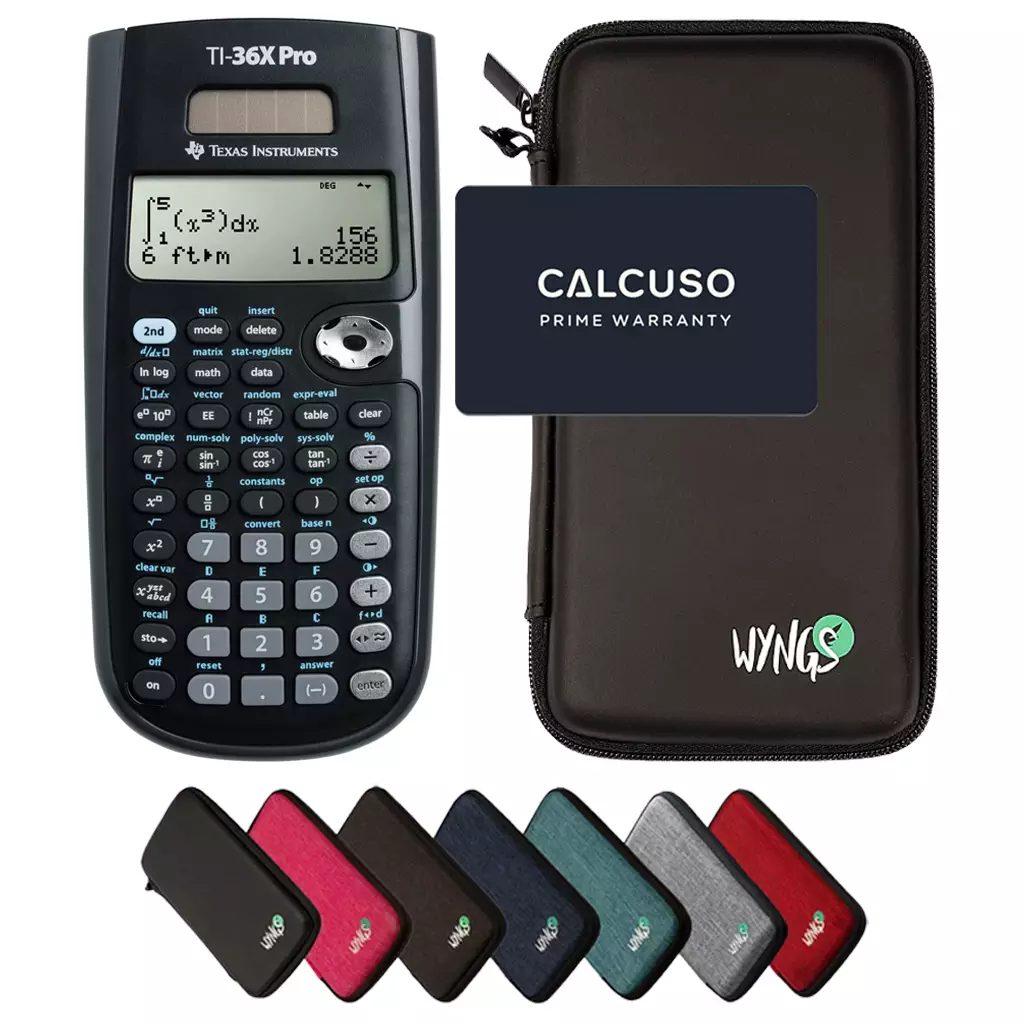 CALCUSO Sparpaket mit Taschenrechner TI-36X Pro MultiView