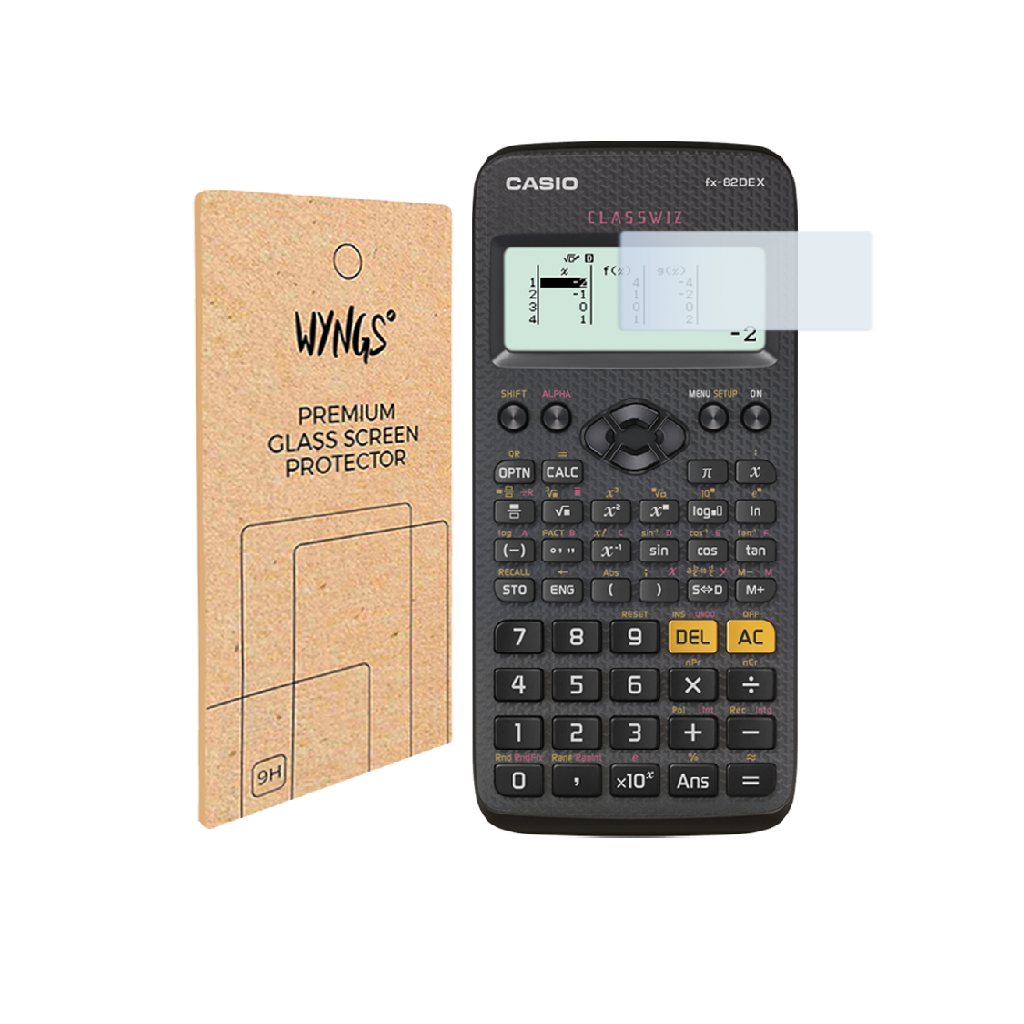 WYNGS Displayschutzfolie zum Casio FX-82DE X