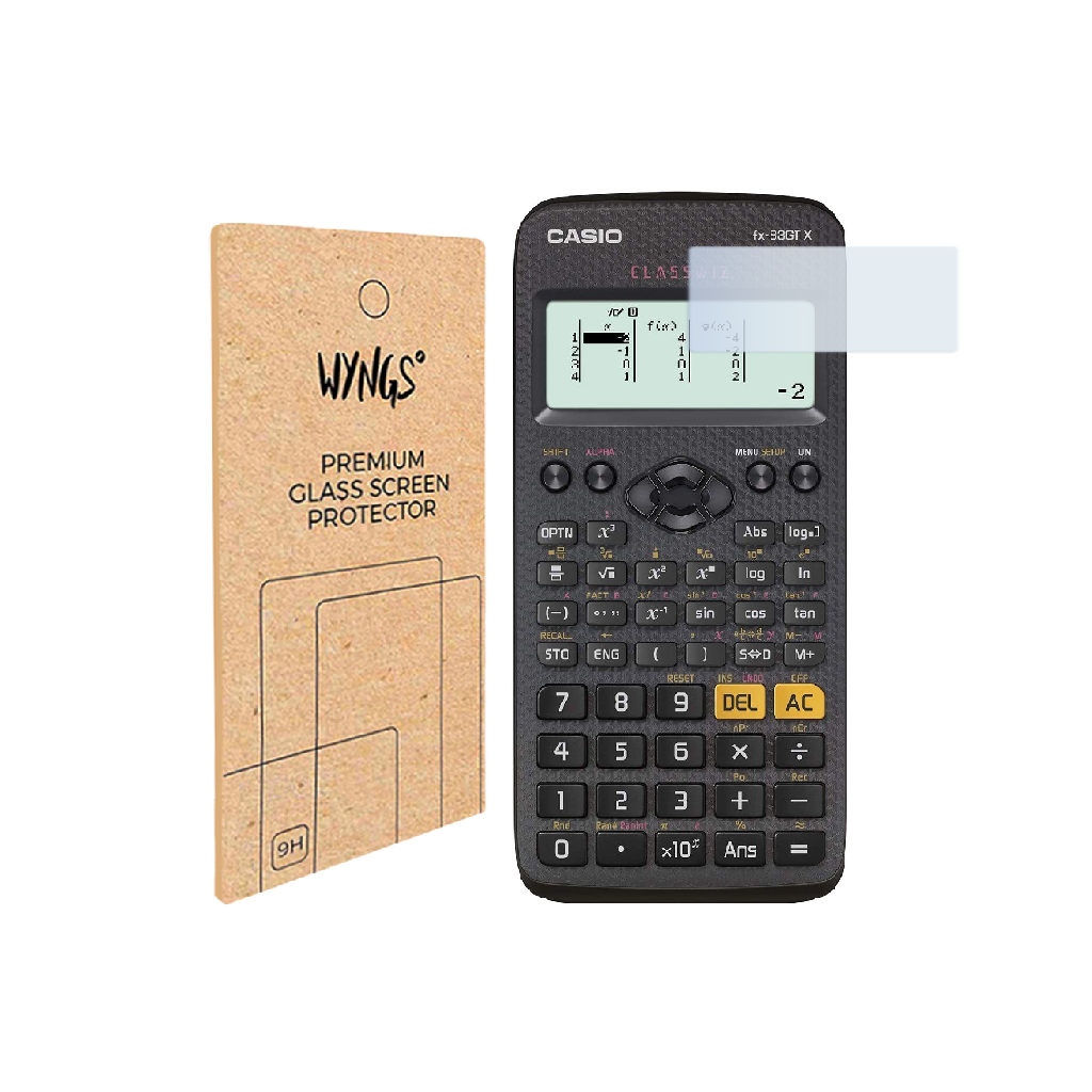 WYNGS Displayschutzfolie zum Casio FX-83GT X