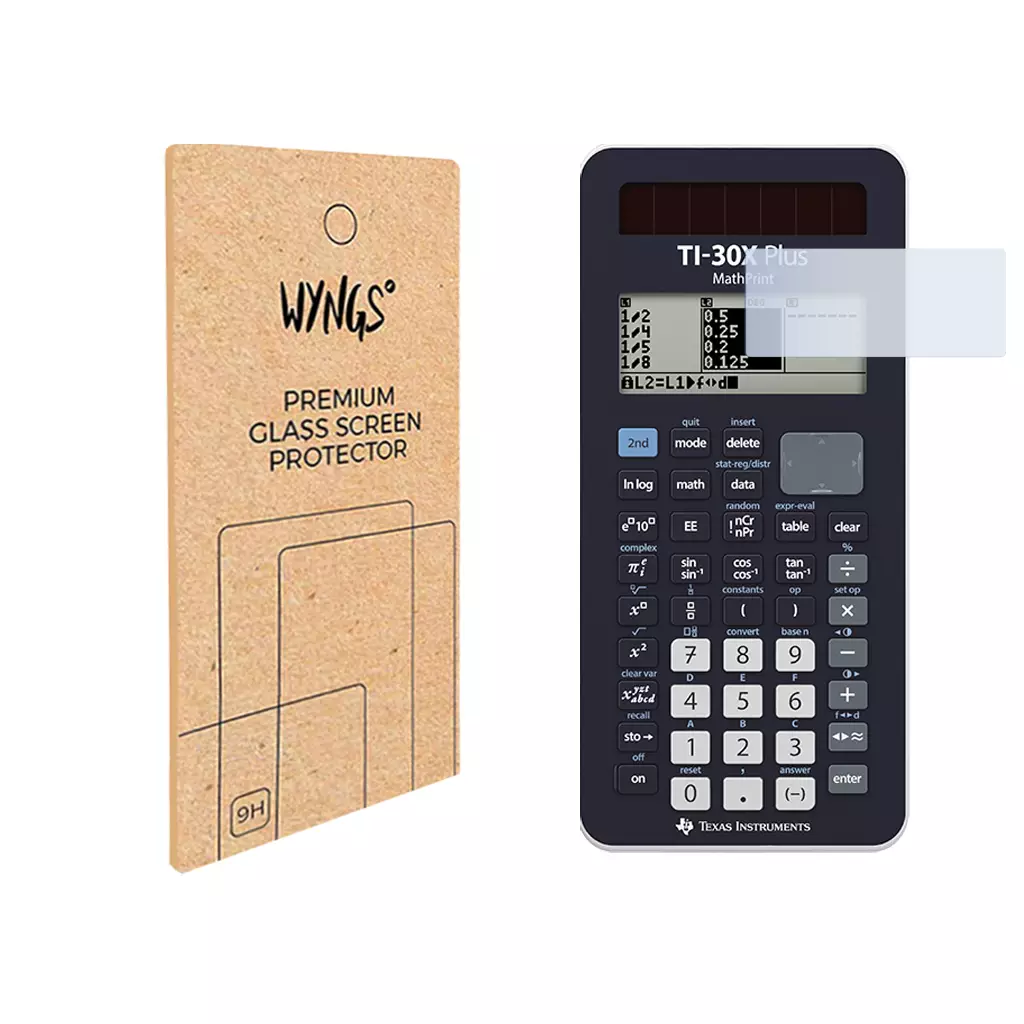 WYNGS Displayschutzfolie zum TI-30X Plus MathPrint