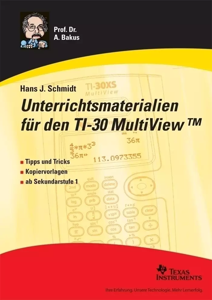 Unterrichtsmaterialien für den TI-30 MultiView