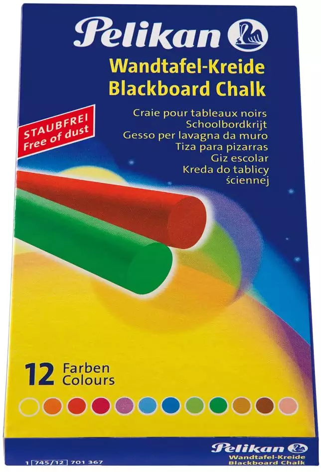 Kreide Pelikan 745/12, 12 Stück