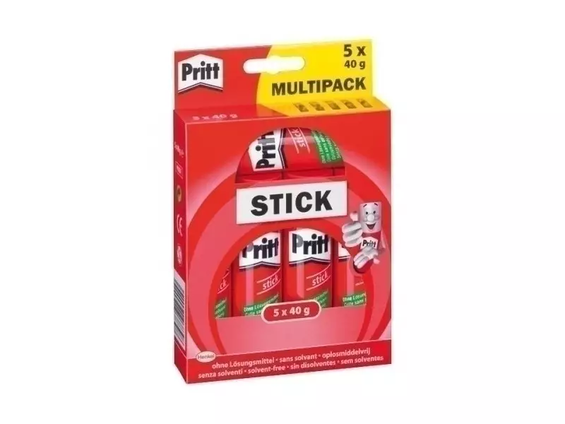 Pritt Klebestift, Bastelkleber - Multipack 5x43g