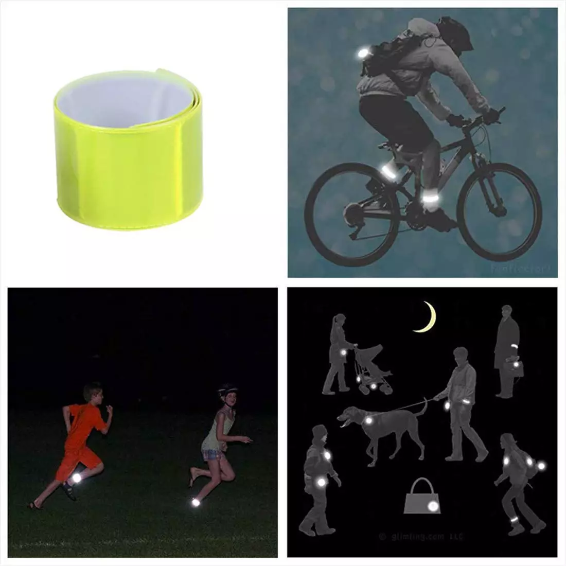 Sicherheitsband Reflektierend - Ideal für das Fahrrad oder den Rucksack