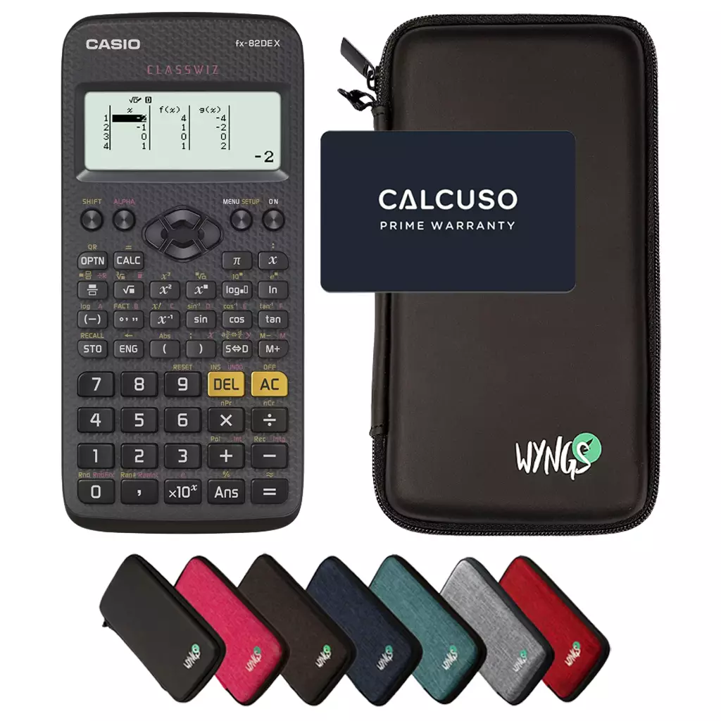 CALCUSO Sparpaket mit Taschenrechner Casio FX-82DE X ClassWiz
