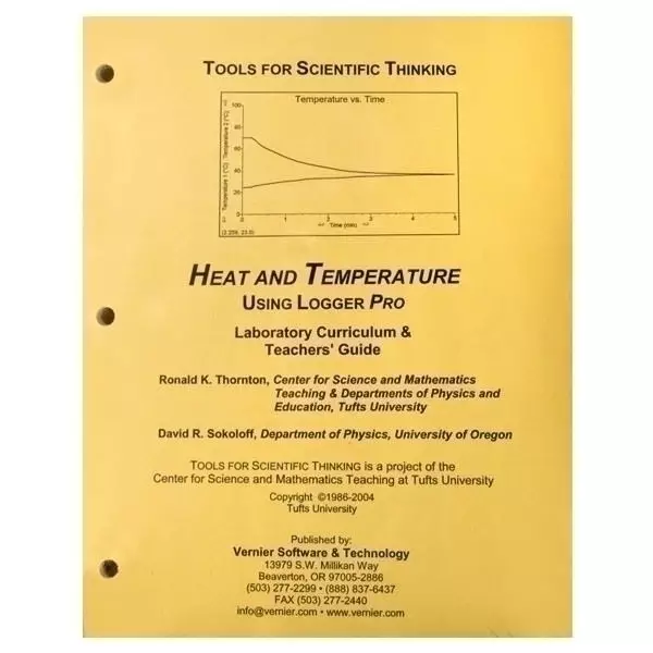 Vernier Heat and Temperature - Logger Pro TSTH-LP