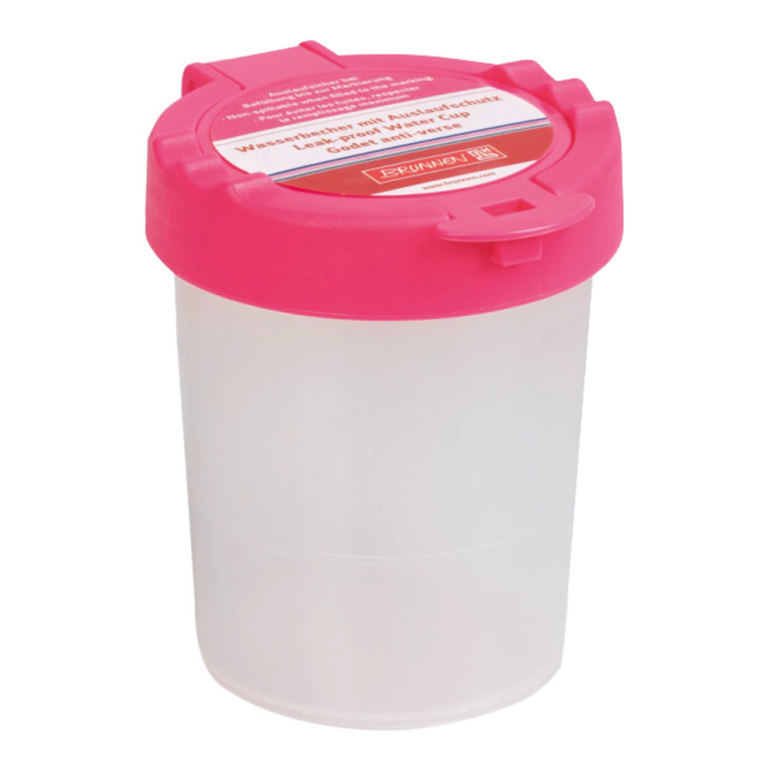 2 Stück Faltbare Silikon-Wasserbecher Für Malerei - Blau & Gelb 7.3x9.5cm