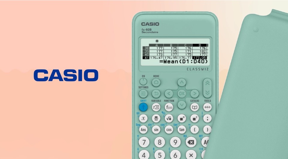 De veelzijdigheid van de Casio FX-92B Secondaire