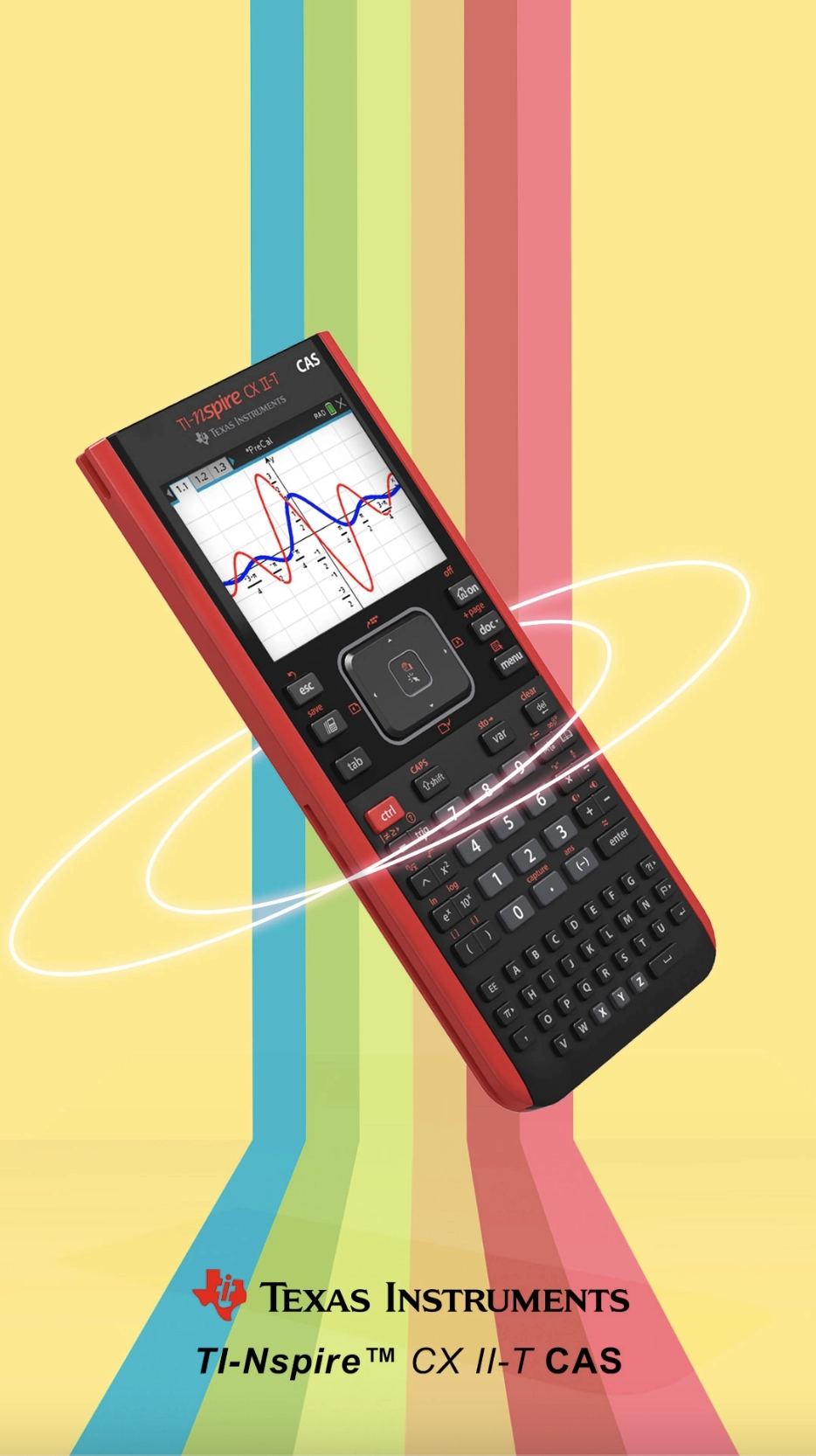 Vlieg naar de maan met de TI Nspire CX II-T CAS!