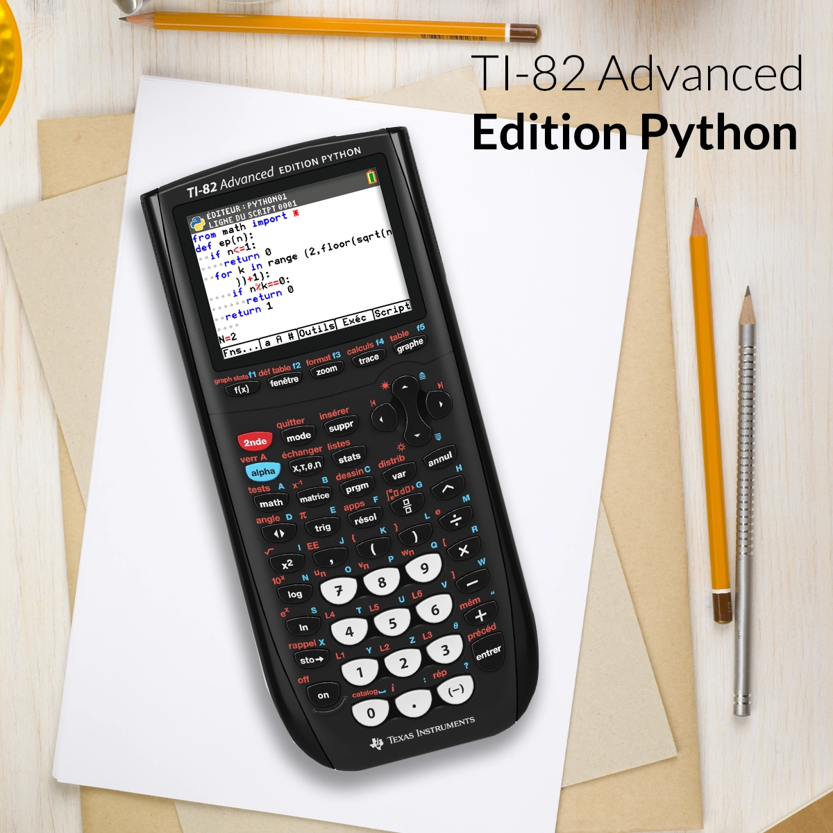 Calculatrice TI-82 Advanced Edition Python ✔️ 51,95 €