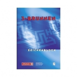 Zeichenblock A3 120g Einsteckecken