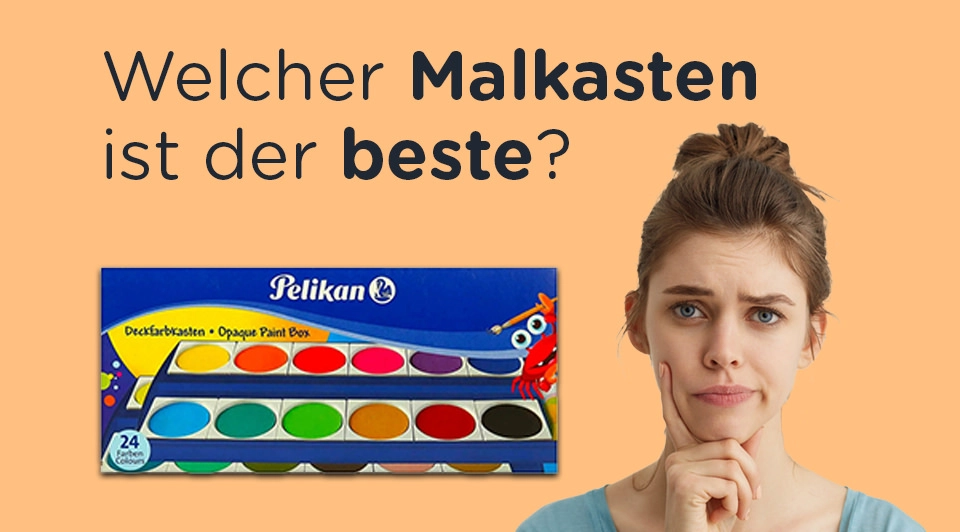 Wasserfarbkasten im Vergleich